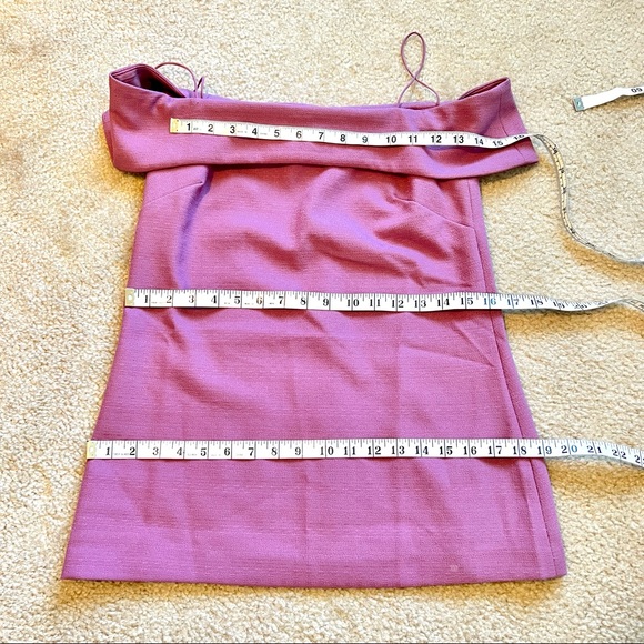 ASOS Off The Shoulder Purple Tunic Mini Dress—SZ. 4 - Picture 6 of 12